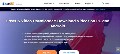 Video Downloader not working or present in the extensions.